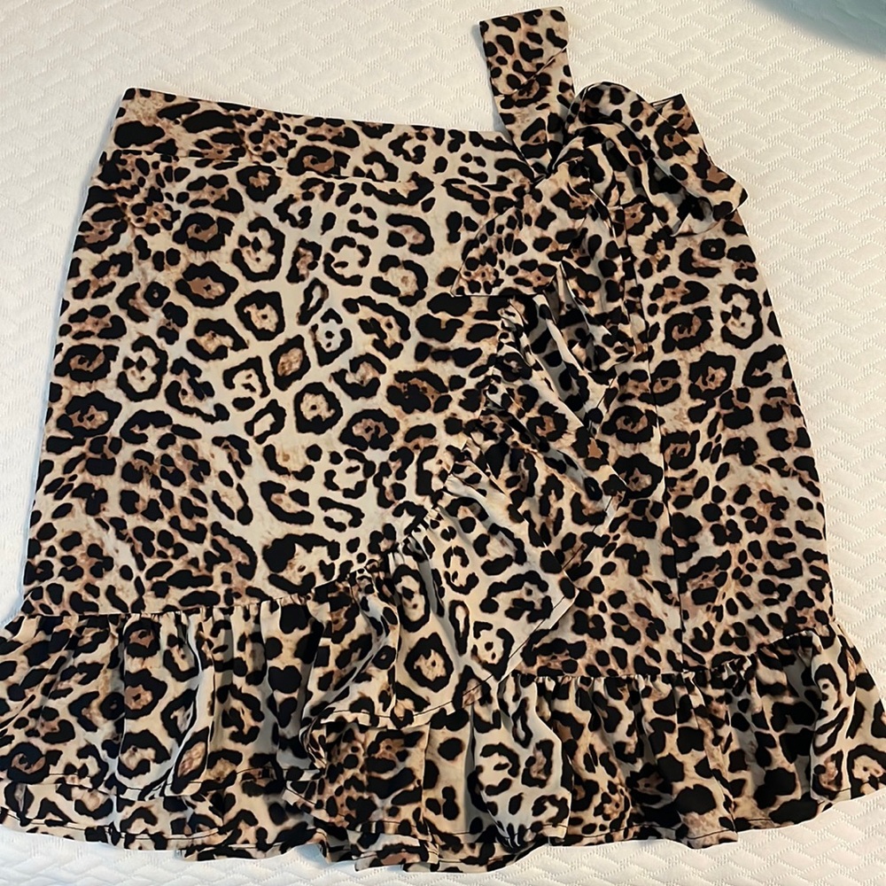 Cheetah Print Skirt